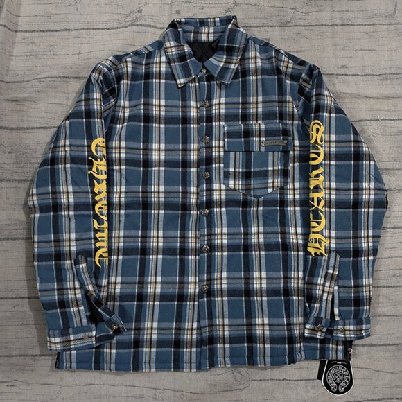 Chrome Hearts Blue Padded Jacket - Picture 1 of 11